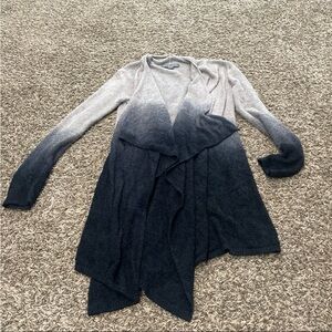 barefoot dreams, cozy, chic light, bamboo, ombre cardigan s/m